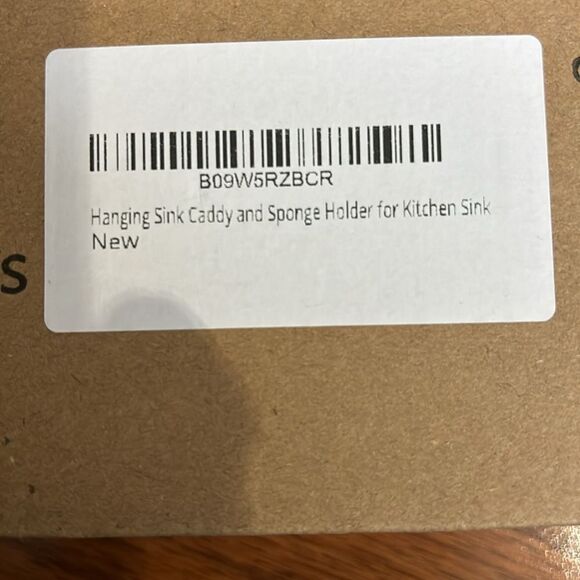 Hanging sink caddy and sponge holder for kitchen sink - Picture 7 of 9